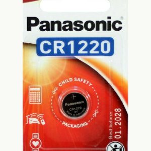 ΜΠΑΤΑΡΙΑ ΚΟΥΜΠΙ ΤΕΜΑΧΙΟ CR1220 PANASONIC (1/τεμ)