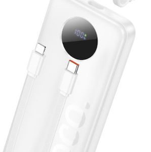 POWER BANK 10.000 mAh HOCO J132 WHITE22.5W+ PD20W