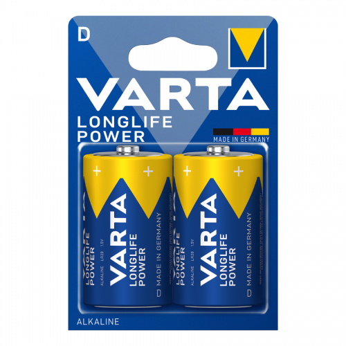 ΜΠΑΤΑΡΙΑ ΑΛΚΑΛΙΚΗ D / LR20 VARTA LONGLIFE POWER (2/Τεμ)